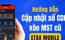 Hướng dẫn 7 bước cập nhật số CCCD thành mã số thuế trên Etax mobile
