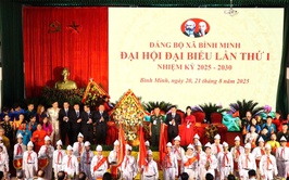 Đại hội đại biểu Mặt trận tổ quốc Viêt Nam xã Bình Minh lần thứ I, nhiệm kỳ 2025-2030 sẽ chính thức diễn ra vào ngày 16/9/2025