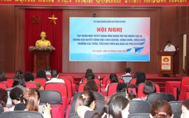 Hội nghị tập huấn một số kỹ năng về chuyển đổi số cho cán bộ, công chức, viên chức, Trưởng các thôn, tiểu khu trên địa bàn xã