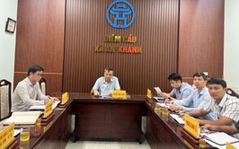 Đồng chí Nguyễn Trung Thuận - Bí thư Đảng ủy, Chủ tịch HĐND xã An Khánh tiếp công dân định kỳ tháng 9