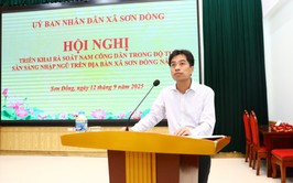 UBND xã Sơn Đồng tổ chức triển khai rà soát nam thanh niên trong độ tuổi sẵn sàng nhập ngũ năm 2026
