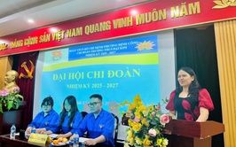 Chi đoàn trường THCS Đại Kim tổ chức Đại hội chi đoàn
nhiệm kỳ 2025-2027