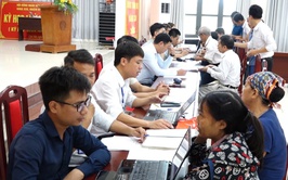 Xã Bình Minh tổ chức hội nghị hướng dẫn cấp giấy chứng nhận quyền sử dụng đất cho người dân ở thôn Đống