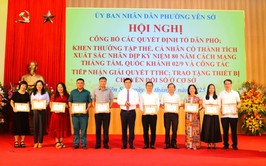 Một Hội nghị - Ba nội dung - Chung một quyết tâm đổi mới ở phường Yên Sở