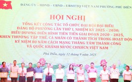 Phú Diễn tổng kết phong trào thi đua, hoạt động kỷ niệm 80 năm Cách mạng Tháng Tám