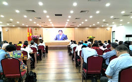 Đảng bộ phường Cầu Giấy tiếp sóng trực tuyến Hội nghị toàn quốc quán triệt, triển khai thực hiện 04 Nghị quyết của Bộ Chính trị