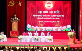 NGÀY LÀM VIỆC THỨ NHẤT ĐẠI HỘI ĐẠI BIỂU MTTQ VIỆT NAM XÃ THANH TRÌ, NHIỆM KỲ 2025 – 2030: TĂNG CƯỜNG KHỐI ĐẠI ĐOÀN KẾT TOÀN DÂN
