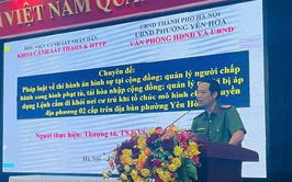 Tập huấn, tuyên truyền, phổ biến các quy định của pháp luật về quản lý thi hành án hình sự tại cộng đồng; người chấp hành xong hình phạt tù, tái hòa nhập cộng đồng; người bị áp dụng Lệnh cấm đi khỏi nơi cư trú