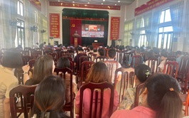 ĐẢNG ỦY XÃ PHÚC SƠN THAM GIA HỘI NGHỊ TRỰC TUYẾN TOÀN QUỐC TRIỂN KHAI NGHỊ QUYẾT 59-NQ/TW