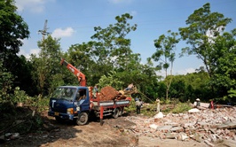 Phường Sơn Tây tổ chức cưỡng chế thu hồi đất phục vụ dự án xây dựng đường Ngô Quyền – Phùng Hưng
