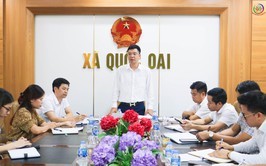 UBND xã Quốc Oai làm việc với Phòng Văn hóa – Xã hội về kết quả thực hiện nhiệm vụ 9 tháng đầu năm 2025