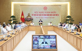 Hội nghị toàn quốc thúc đẩy đầu tư công năm 2025