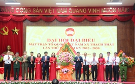 MTTQ xã Thạch Thất tổ chức thành công Đại hội đại biểu lần thứ I nhiệm kỳ 2025-2030