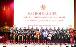 Đại hội đại biểu Hội Cựu chiến binh xã Quang Minh lần thứ VIII: Phát huy truyền thống “Bộ đội Cụ Hồ”, đoàn kết, đổi mới, xây dựng Hội vững mạnh toàn diện