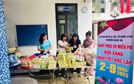 Phường Ngọc Hà: Những hành động đẹp trong ngày Quốc khánh 2/9