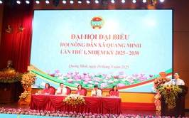 Đại hội đại biểu Hội Nông dân xã Quang Minh nhiệm kỳ 2025-2030 thành công tốt đẹp