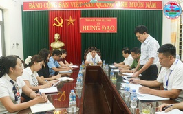 Đảng ủy xã Hưng Đạo tổ chức Hội nghị công bố quyết định về công tác kiểm tra