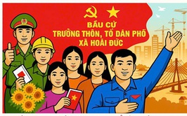 Phát huy dân chủ ở cơ sở - cử tri tích cực tham gia bầu cử Trưởng thôn, Tổ dân phố xã Hoài Đức