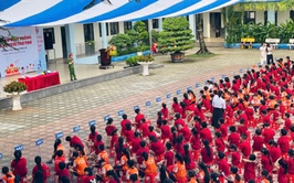 Công an xã Gia Lâm tổ chức tuyên truyền các quy định về an toàn PCCC và an toàn giao thông