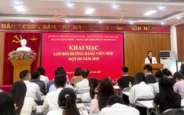 Khai mạc lớp bồi dưỡng lý luận chính trị dành cho đảng viên mới đợt III năm 2025