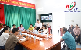 Xã Kiều Phú tổ chức hội nghị xét xác định mức độ khuyết tật cho 75 đối tượng