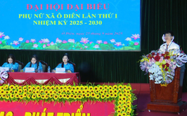 Đại hội Đại biểu Hội Liên hiệp Phụ nữ xã Ô Diên lần thứ nhất, nhiệm kỳ 2025 - 2030