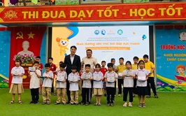 Khánh thành, bàn giao trang thiết bị trường học và trao học bổng cho học sinh có hoàn cảnh khó khăn tại xã An Khánh