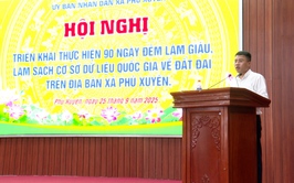 Hội nghị triển khai Chiến dịch làm giàu, làm sạch cơ sở dữ liệu quốc gia về đất đai trên địa bàn xã Phú Xuyên