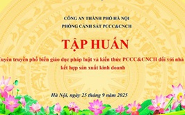 Tuyên truyền, phổ biến giáo dục pháp luật và kiến thức PCCC-CNCH đối với nhà ở kết hợp sản xuất kinh doanh