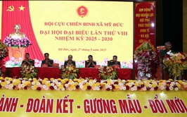 Đại hội đại biểu Hội CCB xã Mỹ Đức lần thứ VIII, nhiệm kỳ 2025 – 2030 đặt mục tiêu chuyển đổi số, xây dựng Hội vững mạnh toàn diện