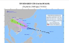 Tin bão khẩn cấp (cơn bão BUALOI)