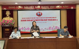 Chi bộ cơ quan UB MTTQ Việt Nam phường Đống Đa sinh hoạt chuyên đề tháng 9