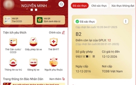 Tích hợp giấy phép lái xe lên VNeID nhanh gọn, tránh rủi ro lừa đảo