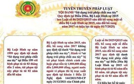 Xử lý hình sự đối với hành vi sử dụng trái phép chất ma túy - Bước chuyển quan trọng trong chiến lược đấu tranh phòng, chống tội phạm và tệ nạn ma túy.