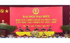 Đại hội đại biểu Hội Cựu chiến binh xã Phúc Thọ lần thứ VIII, nhiệm kỳ 2025-2030 thành công tốt đẹp