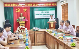 Công bố Quyết định bổ nhiệm Giám đốc Phòng giao dịch Ngân hàng Chính sách xã hội Chương Mỹ.