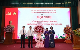 Phường Từ Liêm tổ chức Hội nghị tổng kết năm học 2024 - 2025, triển khai nhiệm vụ năm học 2025 - 2026