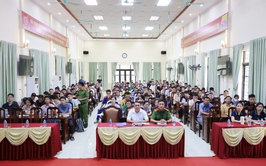UBND xã Phú Cát tổ chức hội nghị hướng dẫn khai báo, cập nhật thông tin cơ sở về phòng cháy, chữa cháy