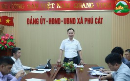 Hội nghị họp tập thể UBND xã Phú Cát – nghe báo cáo thực hiện nhiệm vụ tháng 8, triển khai nhiệm vụ tháng 9