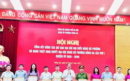 Phường Đống Đa tổng kết công tác chỉ đạo Đại hội Đảng bộ phường lần thứ I