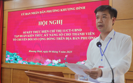 Khương Đình: Sơ kết thực hiện Chỉ thị số 11/CT-UBND và tập huấn kỹ năng số cho các Tổ chuyển đổi số cộng đồng