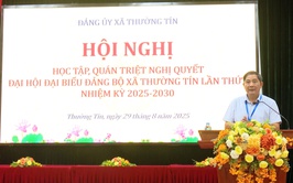 Đảng bộ xã Thường Tín đưa nghị quyết Đại hội vào cuộc sống