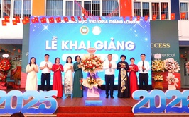Niềm vui ngày hội khai trường của học sinh xã Bình Minh