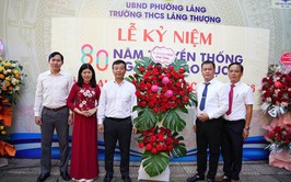 RỘN RÀNG NGÀY HỘI KHAI TRƯỜNG TẠI TRƯỜNG THCS LÁNG THƯỢNG