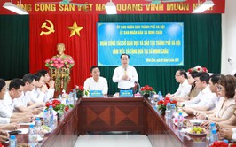 Sở Giáo dục và Đào tạo Hà Nội làm việc với xã đảo Minh Châu: Chung tay tháo gỡ khó khăn, nâng cao chất lượng giáo dục