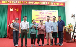 33 hộ cận nghèo xã Trần Phú được trao hỗ trợ nhân dịp kỷ niệm 80 năm Cách mạng Tháng Tám và Quốc khánh 2/9
