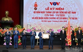 Đài Tiếng nói Việt Nam vinh dự đón nhận Huân chương Hồ Chí Minh lần thứ 3