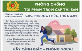 NÂNG CAO TINH THẦN CẢNH GIÁC, CHỦ ĐỘNG PHÒNG NGỪA TỘI PHẠM TRỘM CẮP TÀI SẢN