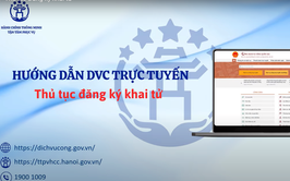Thủ tục đăng ký khai tử trên Dịch vụ công trực tuyến