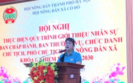 Hội Nông dân xã Cổ Đô chuẩn bị nhân sự cho nhiệm kỳ 2025 – 2030